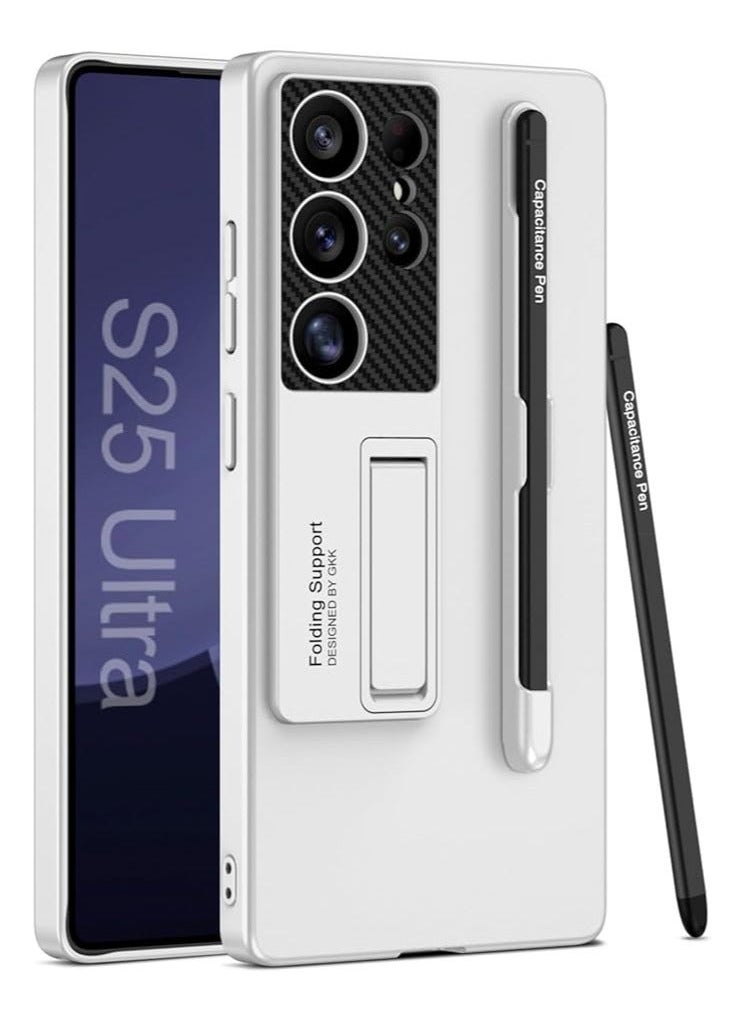 Generic - Case for Samsung Galaxy S25 Ultra,Ultra-thin Anti-fall Phone with Capacitance Pen & Adjustable Stand,Durable Anti-friction Shockproof Protective Back Cover - Image 1
