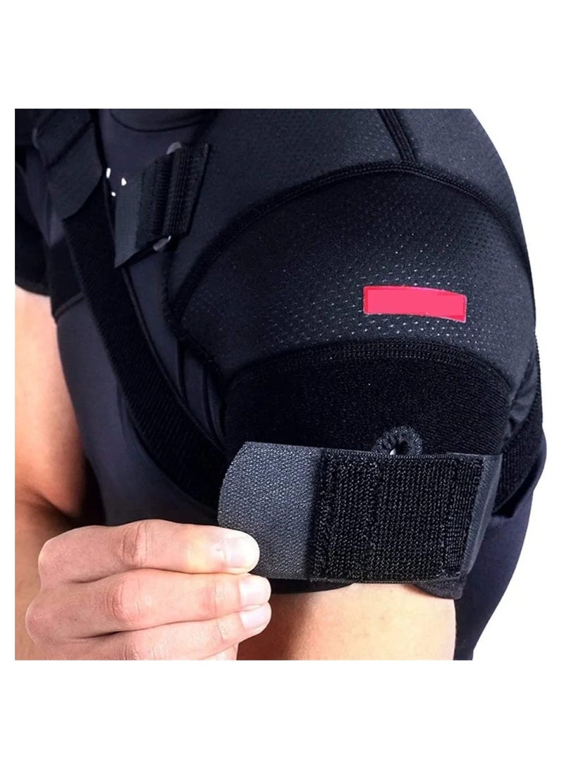 Yanyoshop Double Shoulder Support Belt, Sports Rotator Cuff Support Belt, Adjustable Cross Compression Bandage, for Back Pain Relief - Image 3