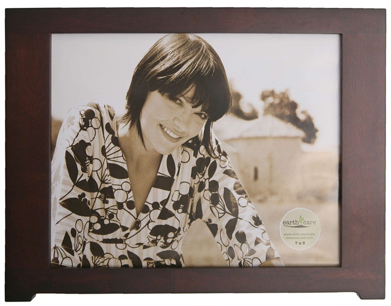 Earth care EarthCare Eco Friendly Tabletop and Wall Frames732 7x5VistaEspressoPhoto Horizontal and Vertical with Easel and Hanger