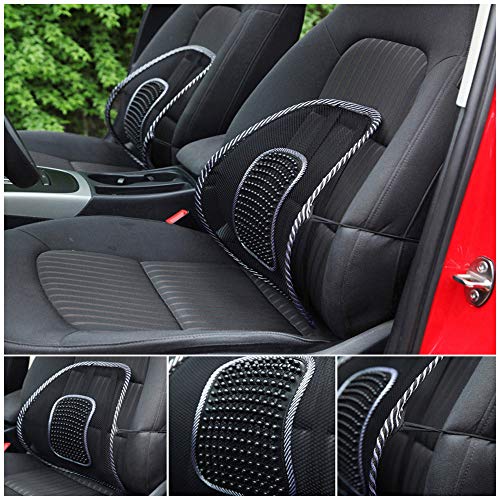 BIGANT Big Ant Lumbar Support, Car Mesh Back Support with Massage Beads Ergonomic Designed for Comfort and Lower Back Pain Relief - Lumbar Back Support Cushion for Car Seat, Office Chair,Wheelchair - Image 5