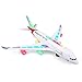 AtomDream Tech Bump and Go Airplane Toy with 4D Lights Sounds Realistic Moving Plane with Automatic Direction Change Interactive Aircraft Toy for Boys Girls Ages 312 Red - Image 2