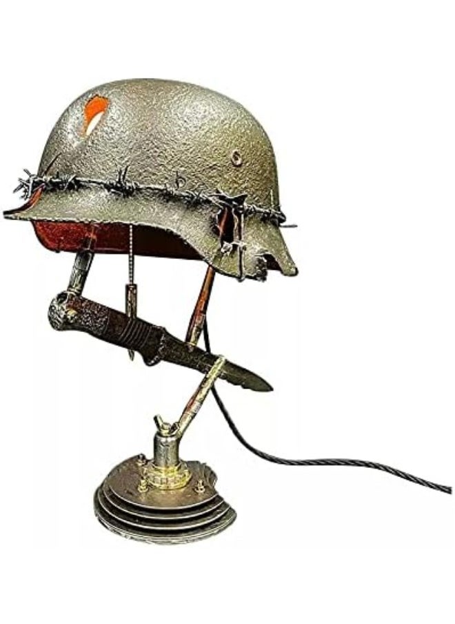klarako - dongw Ww2 Militaria German Helmet relic Military German WWII lamp Bayonet - Image 1
