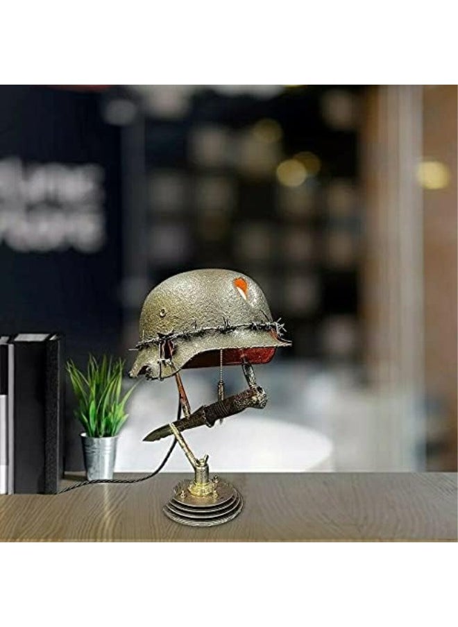 klarako - dongw Ww2 Militaria German Helmet relic Military German WWII lamp Bayonet - Image 1