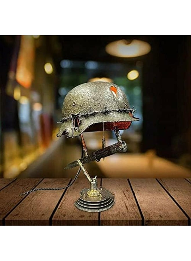 klarako - dongw Ww2 Militaria German Helmet relic Military German WWII lamp Bayonet - Image 1