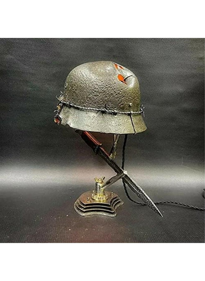 klarako - dongw Ww2 Militaria German Helmet relic Military German WWII lamp Bayonet - Image 1