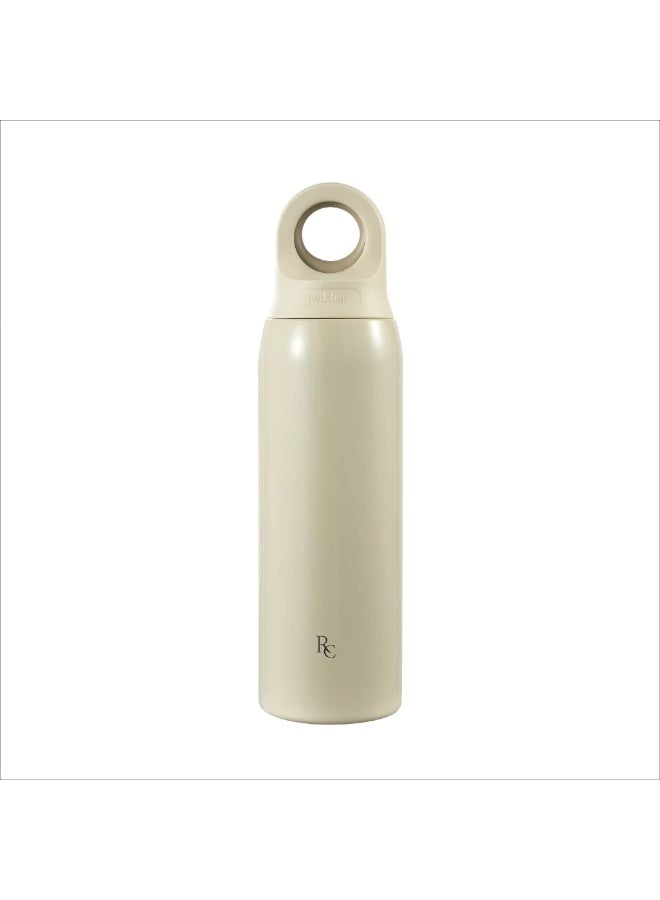 Redchef 650ml Sports Water Bottle One-Touch Spout Lid, 304 Stainless Steel Insulated for Hot & Cold Drinks ( Mocha ) - Image 1