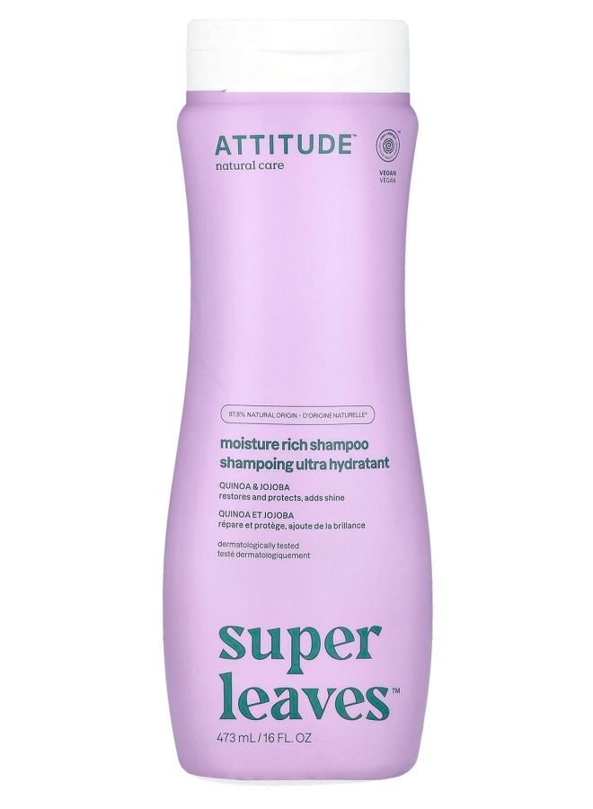Super Leaves™ Moisture Rich Shampoo Quinoa & Jojoba 16 oz (473 ml)