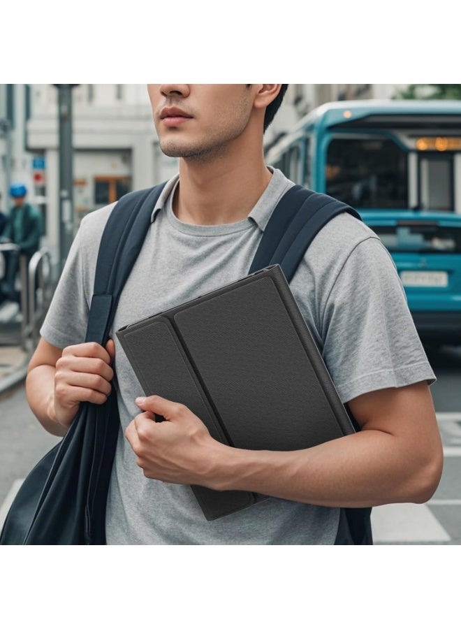 Muzz Wireless Keyboard Case with Arabic and English Layout, Rechargeable Bluetooth, Slim Stand Cover,Keyboard Case For (iPad Pro 9.7-inch 1st 2016) - Image 5