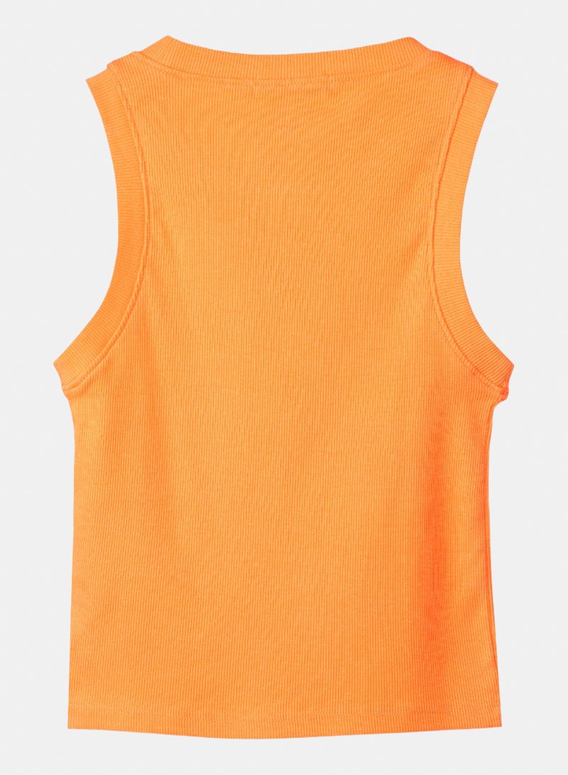 FOREVER 21 Women's Classic Ribbed Crewneck Active Tank Top - Image 1