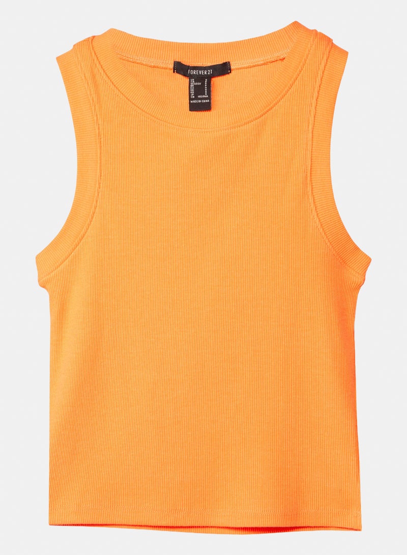 FOREVER 21 Women's Classic Ribbed Crewneck Active Tank Top - Image 3
