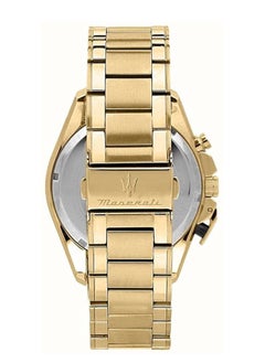 Maserati Maserati TRAGUARDO Men's Quartz Chronograph Watch – R8873612041, Gold, 45mm, Bracelet, Gold, 45mm, Bracelet  - Image 2