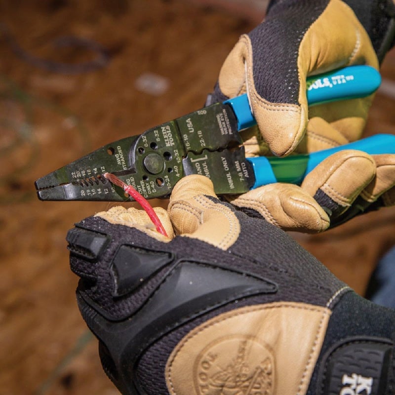 Klein Tools 1010 Multi Tool Long Nose Wire Cutter, Wire Crimper, Stripper and Bolt Cutter Multi-Purpose Electrician Tool, 8-Inch Long - Image 2