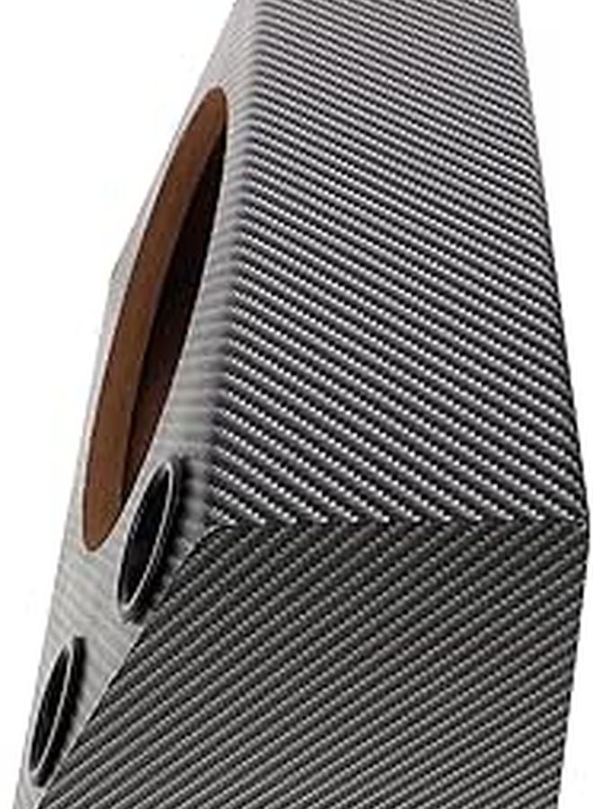 Trapezoidal Subwoofer Box PVC Veneer Wooden Car Audio Enclosure For Home And Vehicle - Image 1