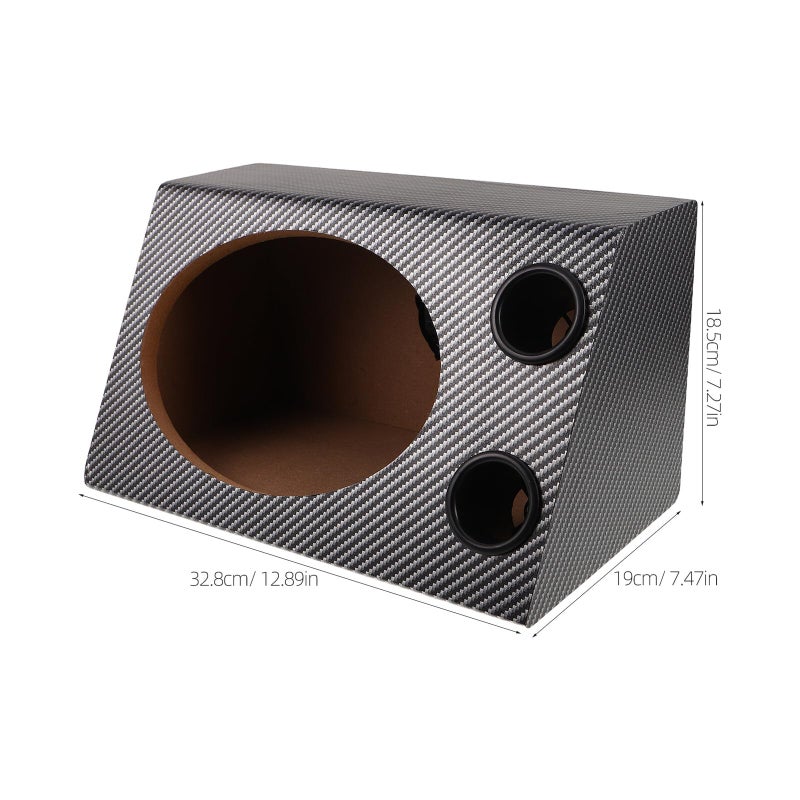 Trapezoidal Subwoofer Box PVC Veneer Wooden Car Audio Enclosure For Home And Vehicle - Image 3