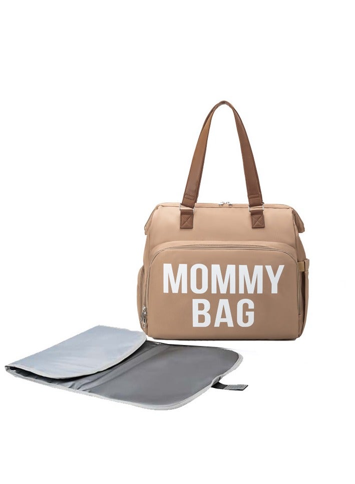 New Large Capacity Multi functional Three purpose Diagonal Cross Insulated Shoulder Bag for Maternity and Baby Postpartum Bag for Mommy Backpack - Image 1