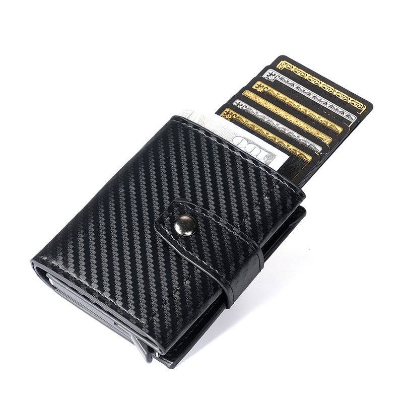 Multifunctional Solid Color PU Leather Wallet, RFID Blocking Design Portable Daily Storage Purse for Cards Cash Coin Business Use - Image 2