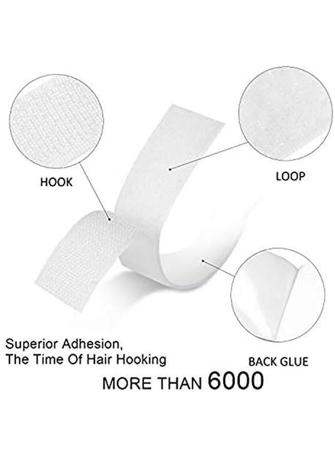 SYOSI Blooven Hook And Loop Strip Tape 8M Self Adhesive Sticky Back Fastening Tape 20Mm Wide 8M White  - Image 3