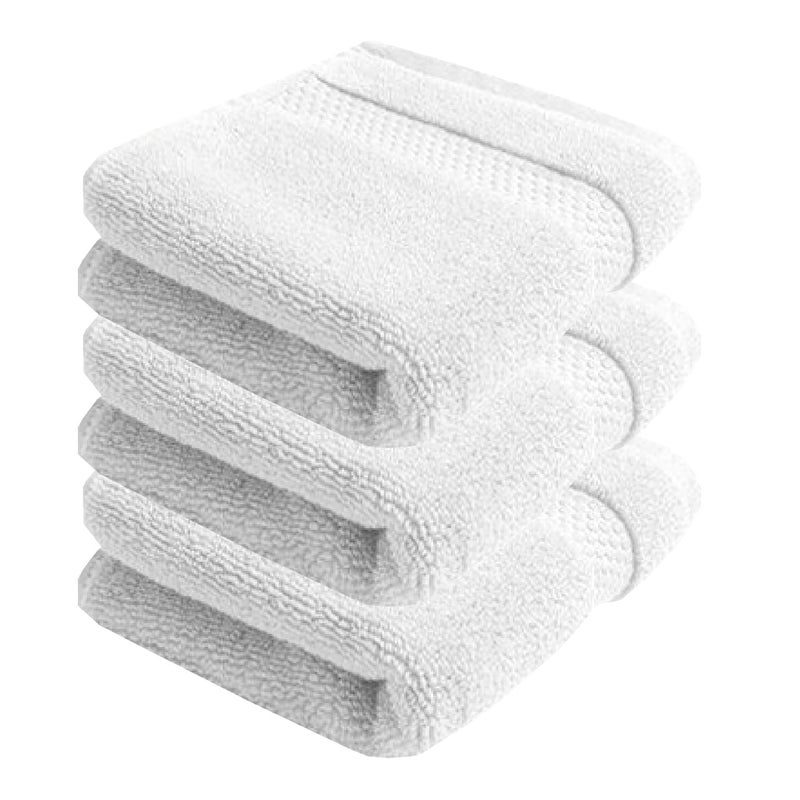 Home Studio Home Plus Studio Super Soft 100 Cotton Hand Towels Set for Gym and Workout Soft Absorbent Quick Dry 150 GSM 40X70 CM White Pack of 3 - Image 1
