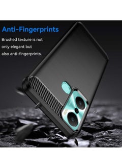 ماركة غير محددة جراب Infinix Hot 20 Play، غطاء Infinix Hot 20 Play، غطاء هاتف واقي من المطاط المرن TPU الممتص للصدمات لهاتف Infinix Hot 20 Play، أسود  - Image 3