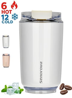 Serenova Travel Coffee Mug, 320ml Insulated Beverage Cup With Leakproof Lid, Long Lasting Coffee Tumbler With Lid And Straw, Travel Coffee Thermos  - Image 1