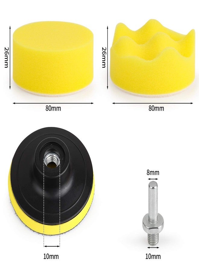GRILAX Fidrox Premium Car Foam Drill 3-Inch Buffing And 11 Polishing Pads Kit, Compound Automotive Polisher Car Wash Cleaning Tools, Sealing Glaze, Foam Pads Of Drill Polisher Attachment - Image 4