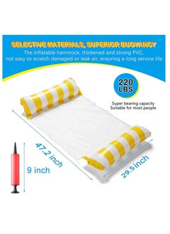 Generic Adult Pool Float - Inflatable Pool Float Multi-Purpose Pool Toys as Pool Lounger, Pool Hammock, Chair, Portable Water Float  - Image 3