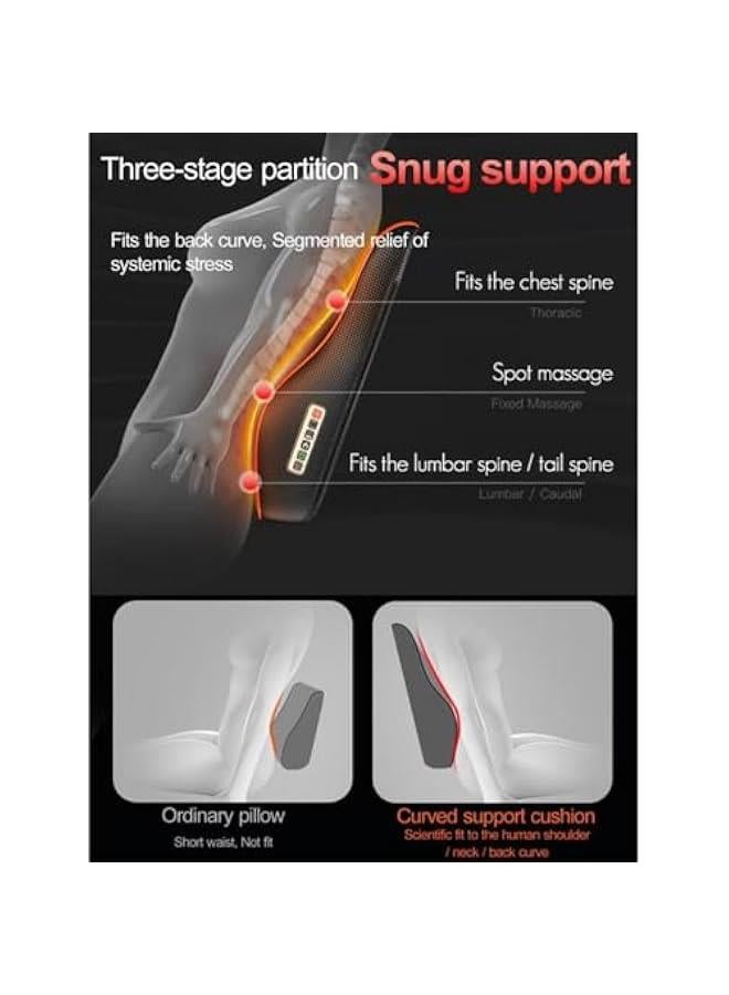 HOOKOR Back & Neck Massager Cervical Spine Pillow Massager Neck Waist Shoulder Lumbar Back Body For Muscle Pain Relief, Chairs and Cars Cushion  - Image 5