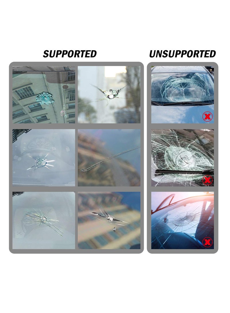 SYOSI Windscreen Repair Kit, Professional Windshield Repair Upgraded Version, Windshield Chip Repair Kit, for Chips, Cracks, Star-Shaped Crack and Glass Repair - Image 4