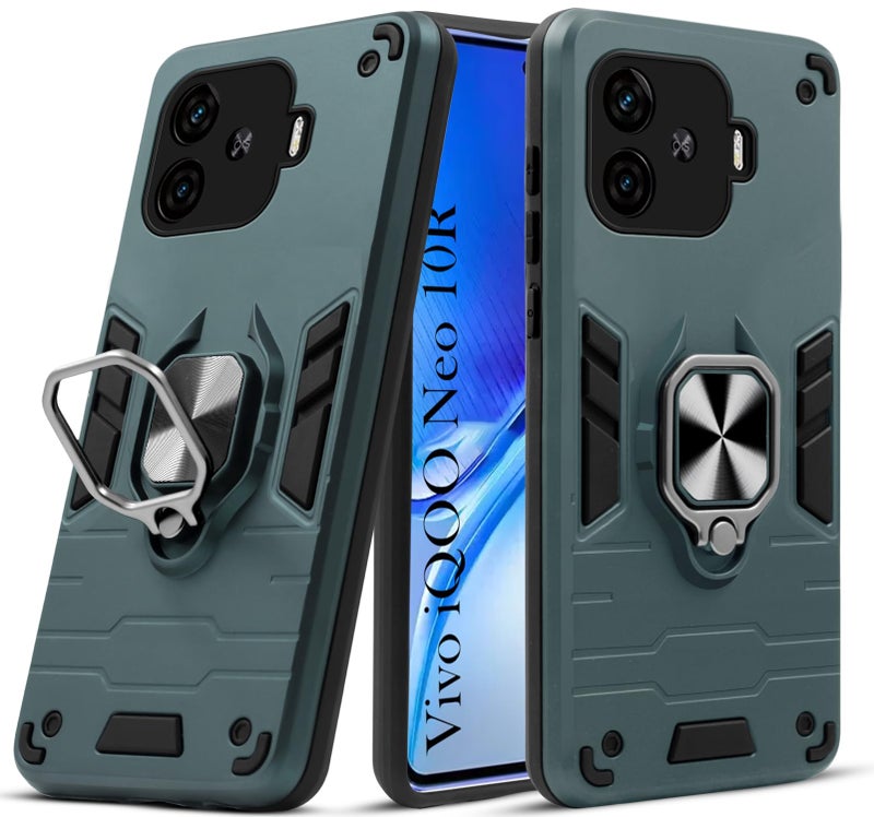 Jkobi Back Cover Case for Vivo iQOO Neo 10R (Shockproof Polycarbonate Dual Layer Hybrid Armor) - Image 1