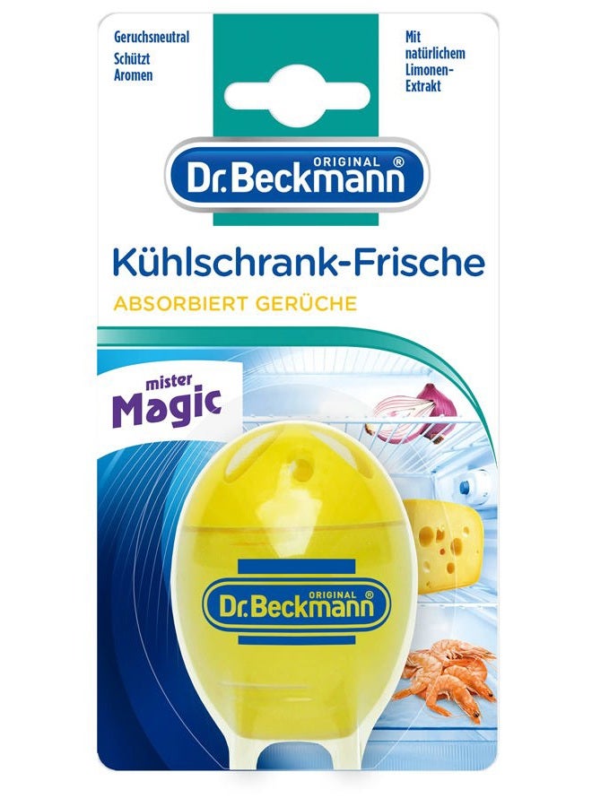 Dr. Beckmann Refrigerator Fresh | Fridge Deodorant | Neutralises Odours Effectively | with Natural Lime Extract and Organic Alcohol | 40 g - Image 1