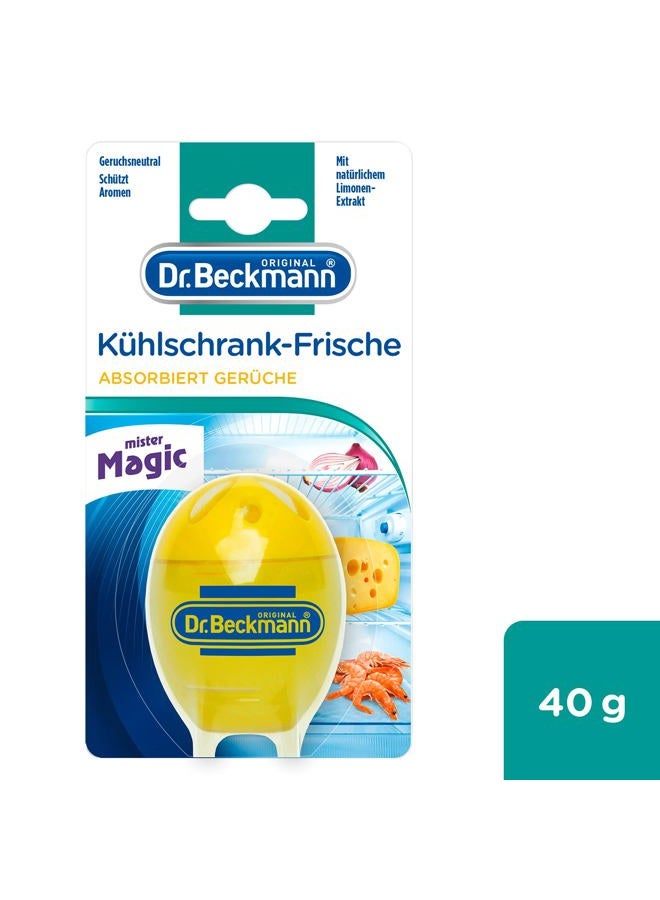Dr. Beckmann Refrigerator Fresh | Fridge Deodorant | Neutralises Odours Effectively | with Natural Lime Extract and Organic Alcohol | 40 g - Image 4
