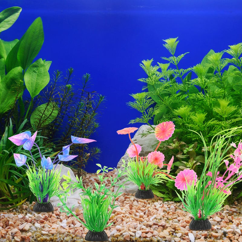 12pcs Aquarium Plants Decoration Aquarium Decoration Plants Artificial Water Plants Aquarium Decor - Image 4