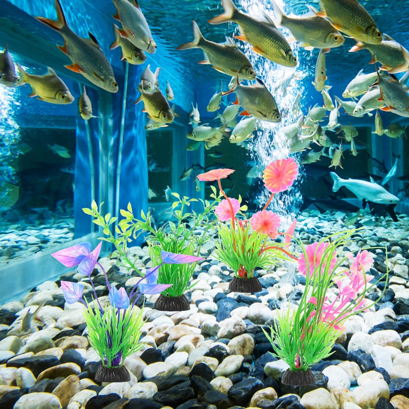 12pcs Aquarium Plants Decoration Aquarium Decoration Plants Artificial Water Plants Aquarium Decor - Image 5