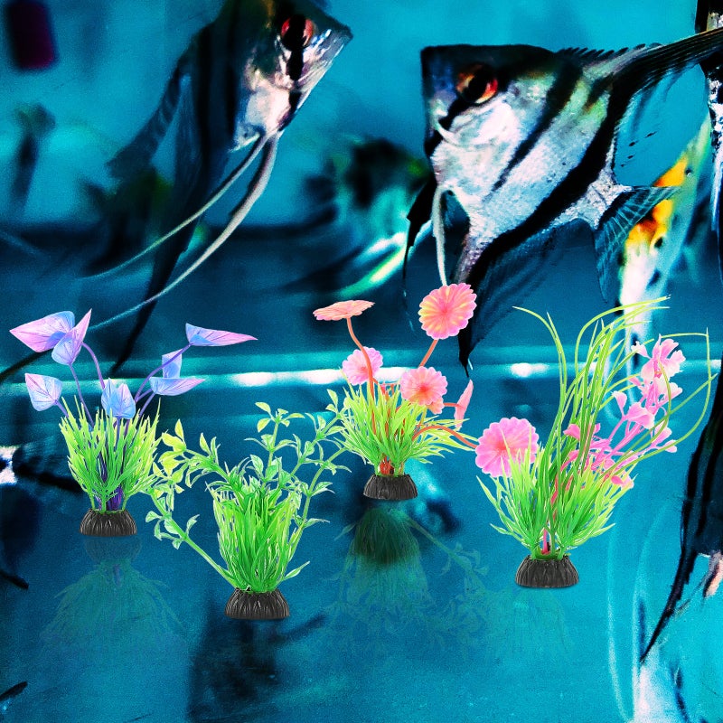 12pcs Aquarium Plants Decoration Aquarium Decoration Plants Artificial Water Plants Aquarium Decor - Image 2