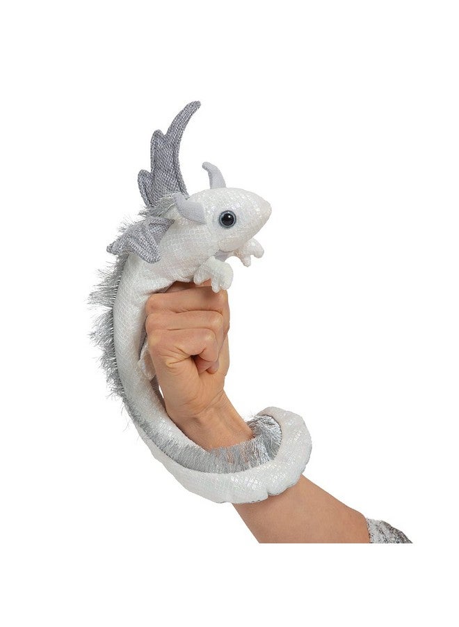 Folkmanis Pearl Dragon Wristlet Finger Puppet - Image 1