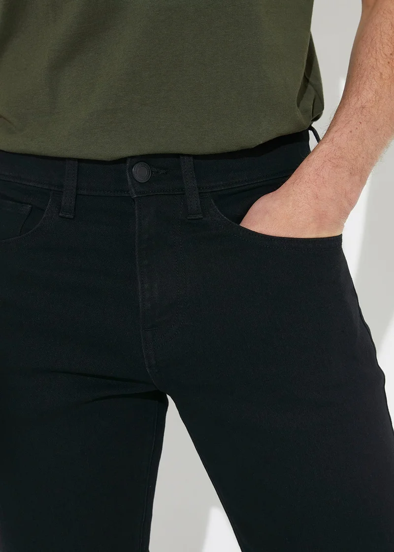 Matalan Black Stretch Slim Fit Jeans