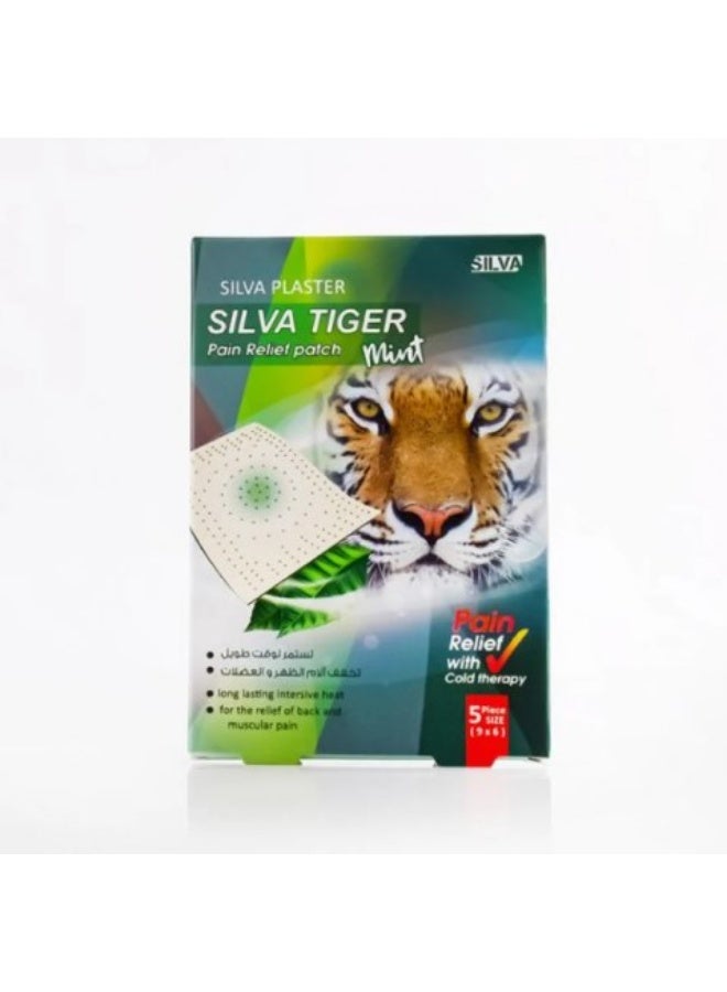 Silva Plaster Silva Tiger Mint Pain Relief Patch 5 Pieces