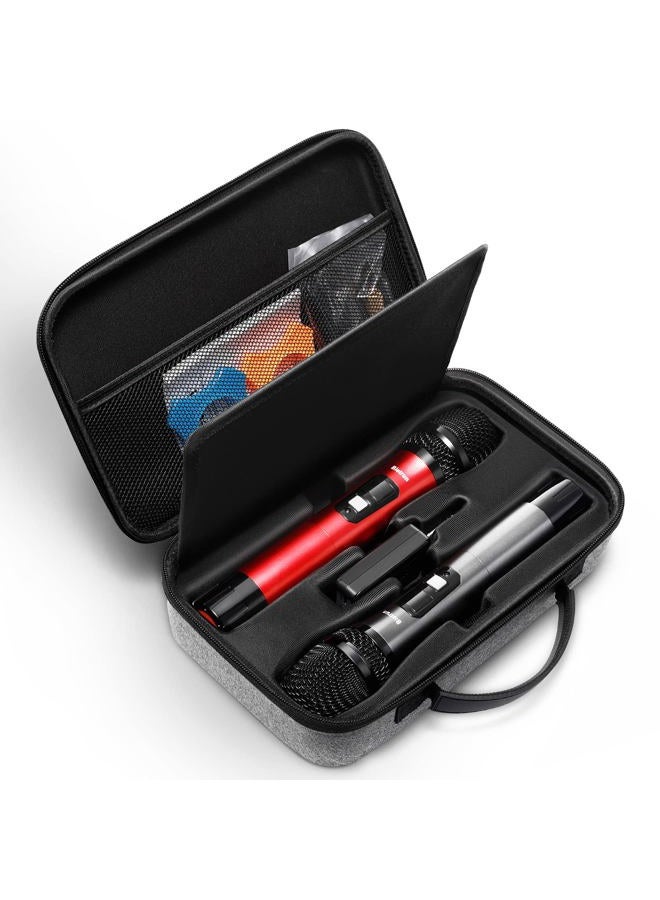 Bietrun Wireless Microphone Case for JBL Wireless Two Microphone System and Wireless Mics WXM 02/WXM 04/WXM 19/WXM19A/WXM 21, Portable Microphone Storage EVA Hard Shell Exterior Case, Case Only - Image 1