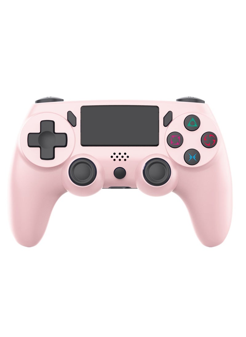 MS - Wireless Controller Gamepad for PS4 with USB Charge Cable with Dual Vibration Clickable Touchpad Audio Function Light Bar and Anti-Slip - Image 1