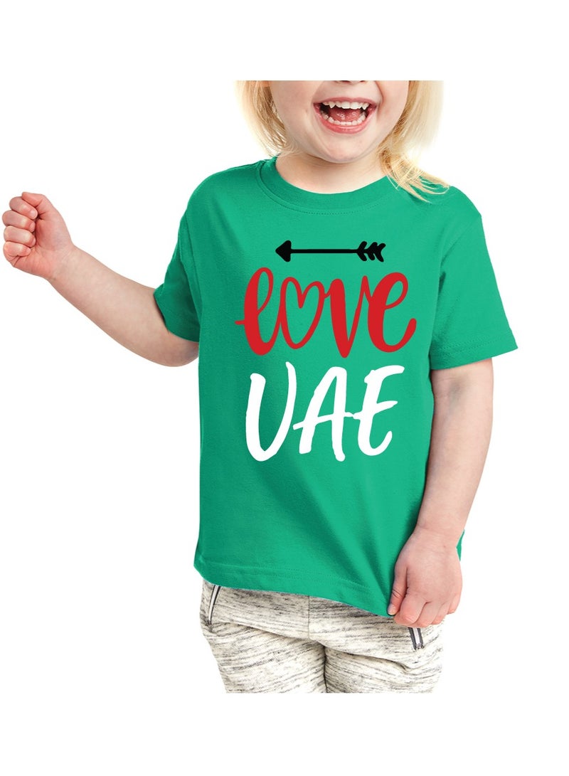 Kids UAE T-shirt for Girls - Cap - Flag and Badge Combo Pack of 4 - Image 3