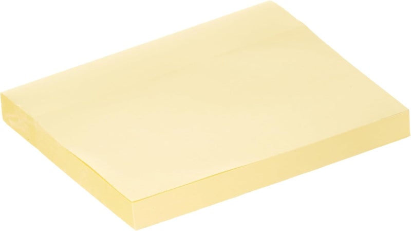 Cosmic CPP04A Sticky Notes 100 Sheets, 3 x 4-Inch Size, Yellow - Image 1