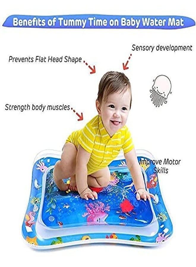 PAGHADI Kids Inflatable Tummy Time Premium Water mat Infants and Toddlers is The Perfect Fun time Play Activity Center Your Baby's Stimulation Growth - Image 4