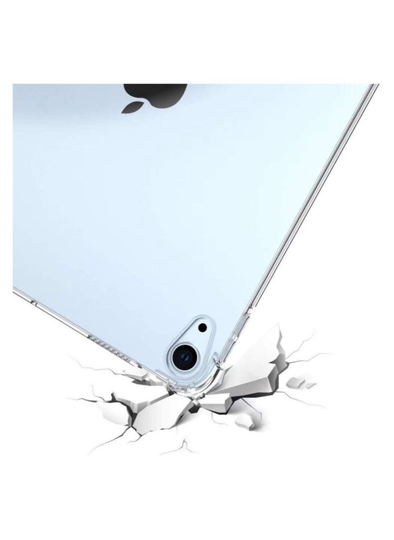 Raxoom Premium Acrylic iPad Case with Pencil Holder - 2024 New All-Around Bend-Proof Protection, High Drop Resistance, Fingerprint Resistant, 360Â° Coverage, Anti-Scratch Diamond Clear Back, Auto Sleep/Wake - Image 2