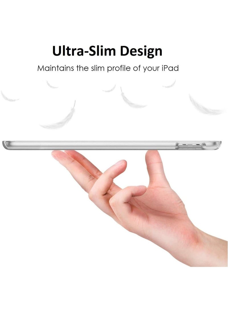 Raxoom Premium Acrylic iPad Case with Pencil Holder - 2024 New All-Around Bend-Proof Protection, High Drop Resistance, Fingerprint Resistant, 360Â° Coverage, Anti-Scratch Diamond Clear Back, Auto Sleep/Wake - Image 5