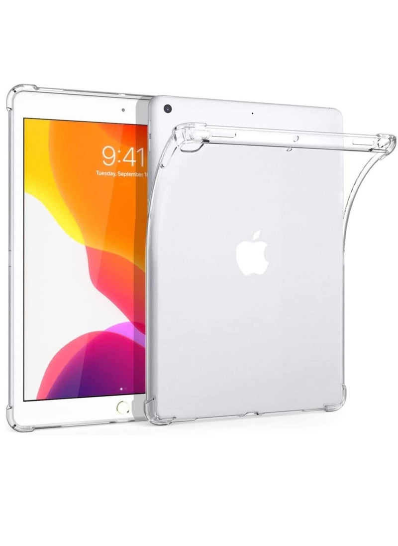 Raxoom Premium Acrylic iPad Case with Pencil Holder - 2024 New All-Around Bend-Proof Protection, High Drop Resistance, Fingerprint Resistant, 360Â° Coverage, Anti-Scratch Diamond Clear Back, Auto Sleep/Wake - Image 1