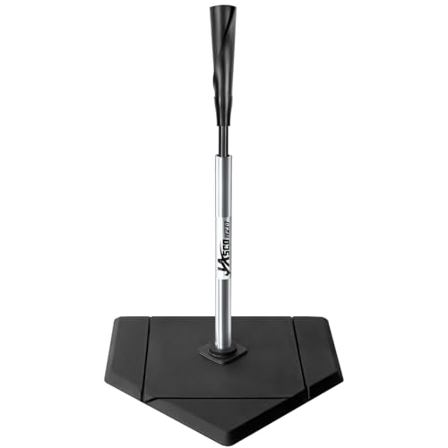 JASCOPRO Portable Baseball Batting Tee, Height Adjustable from 25-37 inch Hitting Tee for Baseball and Softball,Premium Baseball Tee with Rubber Top,Alumium Pole,Metal Base for Kids/Youths/Adults - Image 1