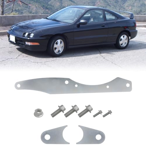 WIKIBB for Honda BSeries B16 B18 EG EK Transmission Mid Plate Mount Brace Anti Pitch - Image 1