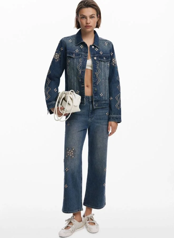 DESIGUAL Mirror denim jacket