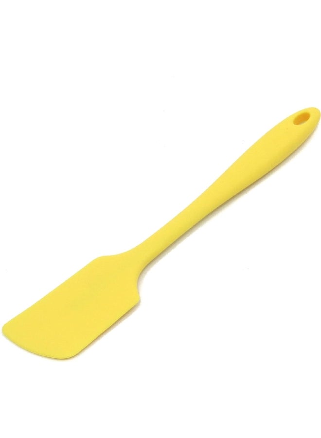 Chef Craft Premium Dishwasher Safe Silicone Angled Spatula Yellow 11inch 13265 - Image 1