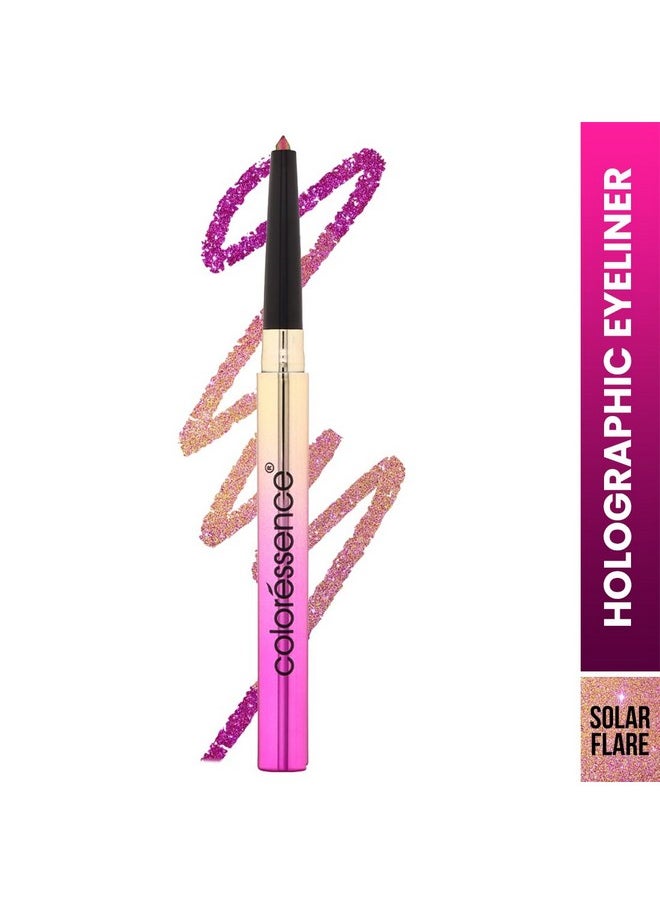 Coloressence Multi-Dimensional Holographic Eyeliner | Shimmery Effect | Waterproof & Smudge Proof, Long Lasting Eyeliner With Easy Application | Shade - Solar Flare 0.35G  - Image 2